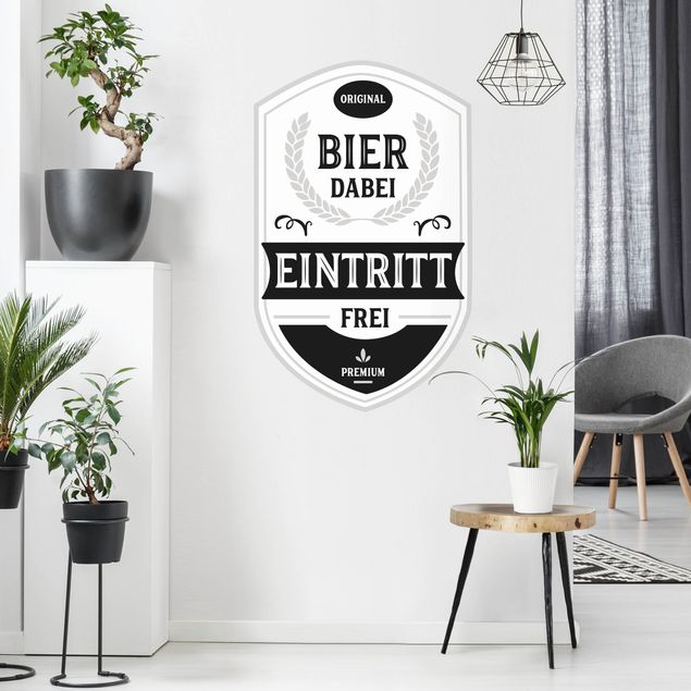 Stickers muraux maison Bière - Enjoy free