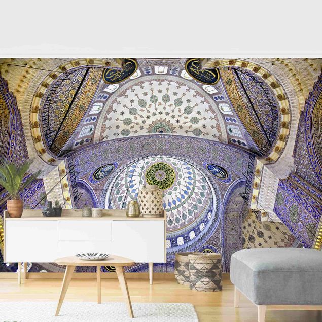 Papier peint chambre adulte zen Mosquée bleue à Istanbul