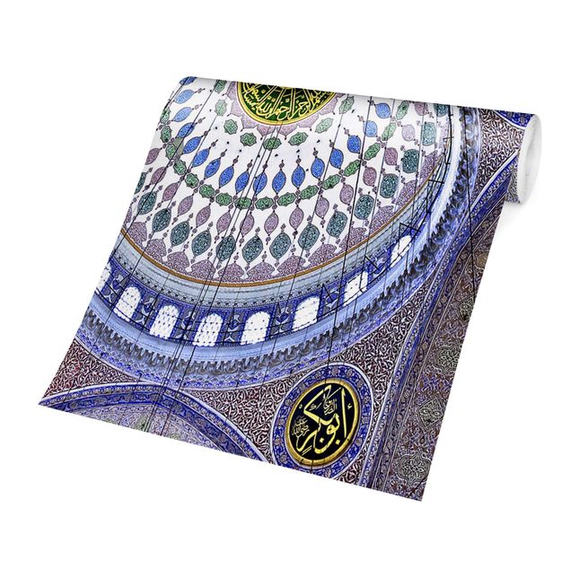 tapisserie panoramique Mosquée bleue à Istanbul