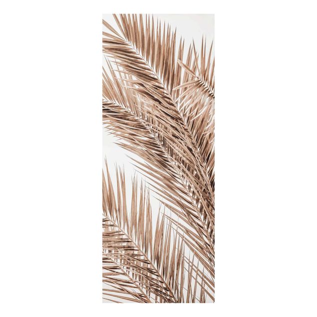 tableaux floraux Feuilles de palmier couleur bronze