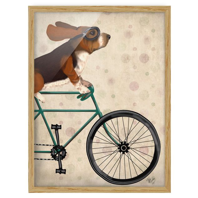 Cadre animaux Cyclisme - Basset à vélo