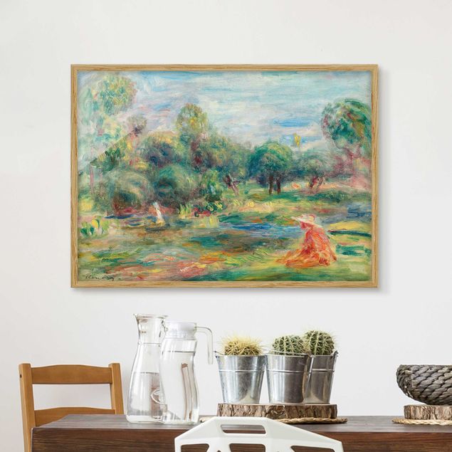 Déco mur cuisine Auguste Renoir - Paysage à Cagnes