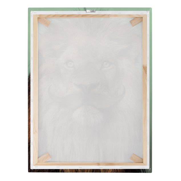 Tableau reproduction Lion avec Barbe