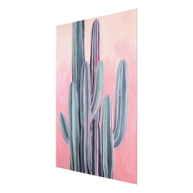 Tableau décoration Cactus Dans La Lumière Rose II