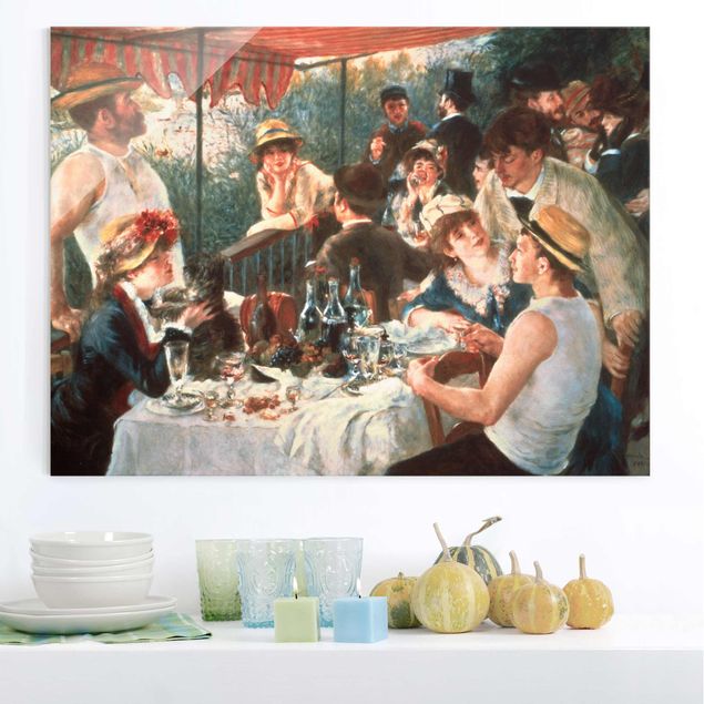 Tableau Renoir Auguste Renoir - Déjeuner de la fête du bateau
