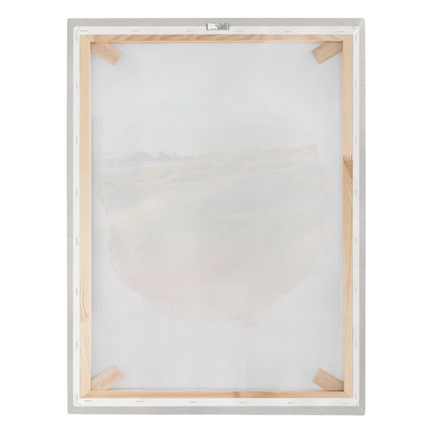 Tableaux sur toile avec dunes Aquarelles - Dunes et herbes au bord de la mer