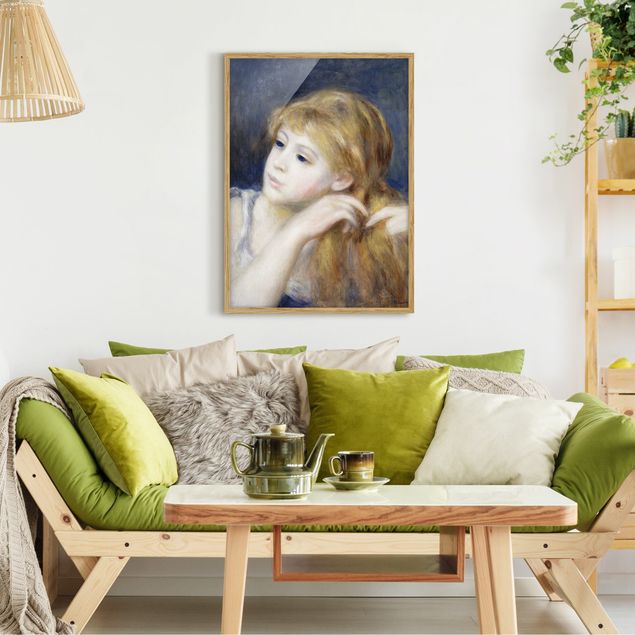 Tableaux Artistiques Auguste Renoir - Tête d'une jeune femme