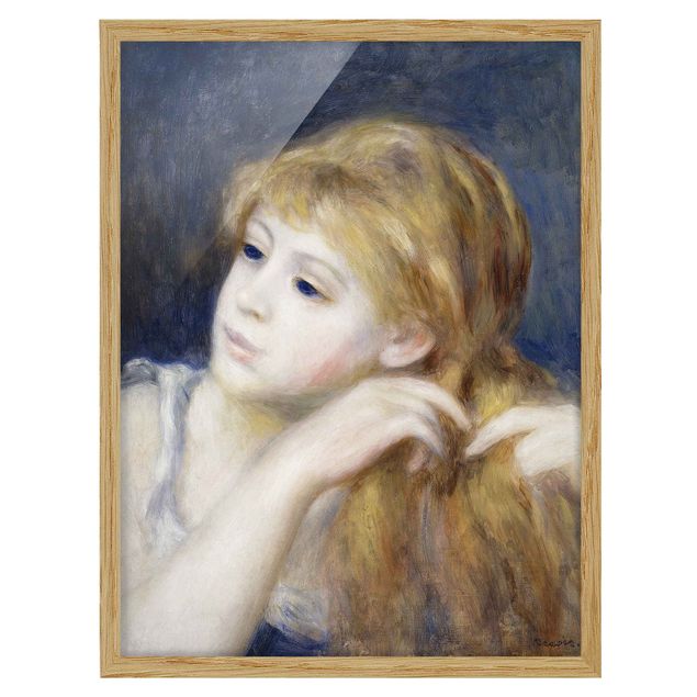 Tableaux modernes Auguste Renoir - Tête d'une jeune femme