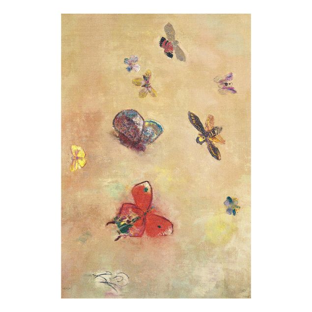 Tableaux moderne Odilon Redon - Papillons colorés