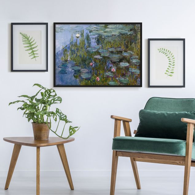 Toile impressionniste Claude Monet - Nénuphars (Nympheas)