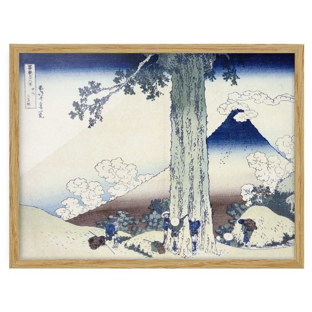 Tableau artistique Katsushika Hokusai - Col de Mishima dans la province de Kai