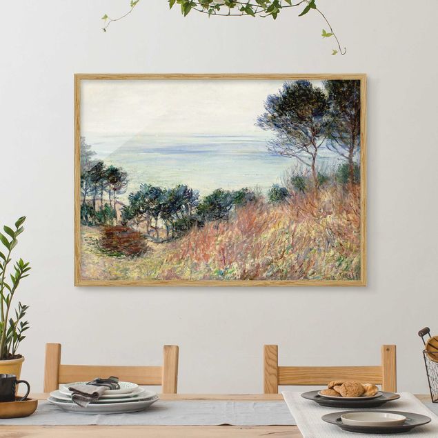 Affiches encadrées plage & mer Claude Monet - La côte de Varengeville