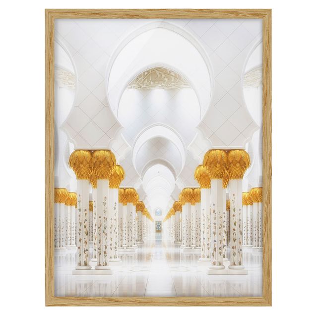 Tableaux dessins Mosquée en or