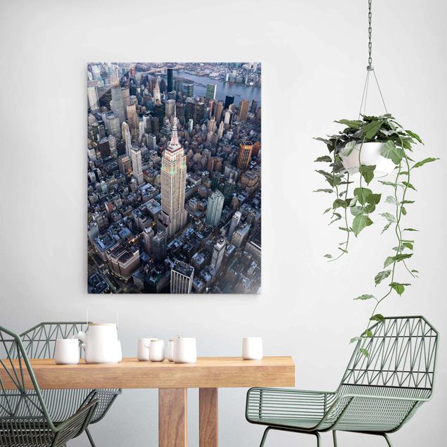 Tableau verre New York Empire State Of Mind