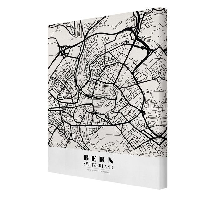 Tableaux Plan de ville de Berne - Classique