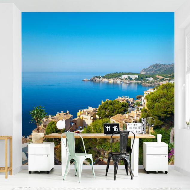 Tapisserie paysage Cala Fornells A Mallorca