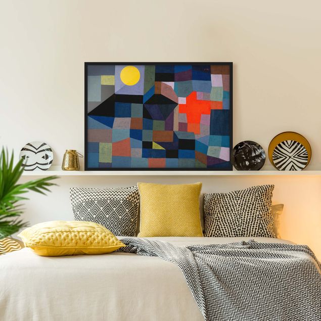 Tableau moderne Paul Klee - Feu à la pleine lune