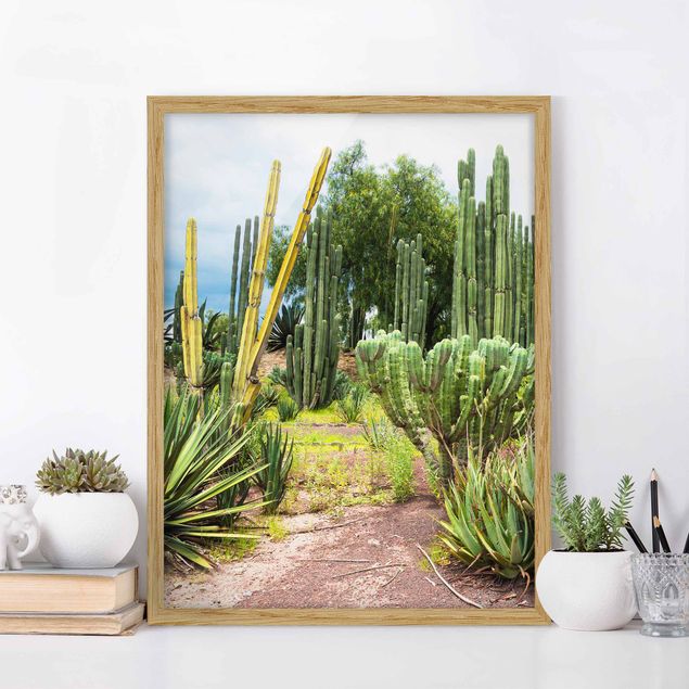 Déco murale cuisine Paysage de cactus