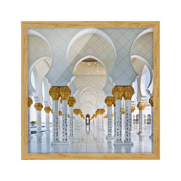 Tableau de ville Mosquée à Abu Dhabi