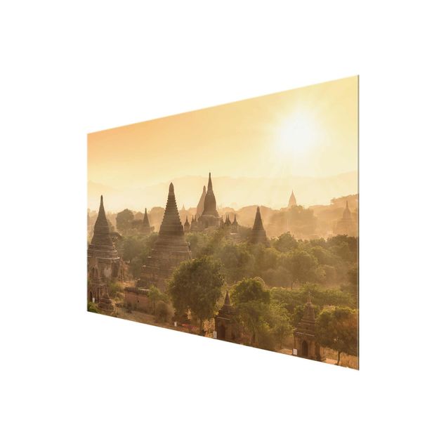 Tableaux modernes Coucher de soleil sur Bagan
