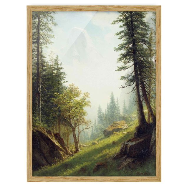 Tableau arbre Albert Bierstadt - Parmi les Alpes bernoises