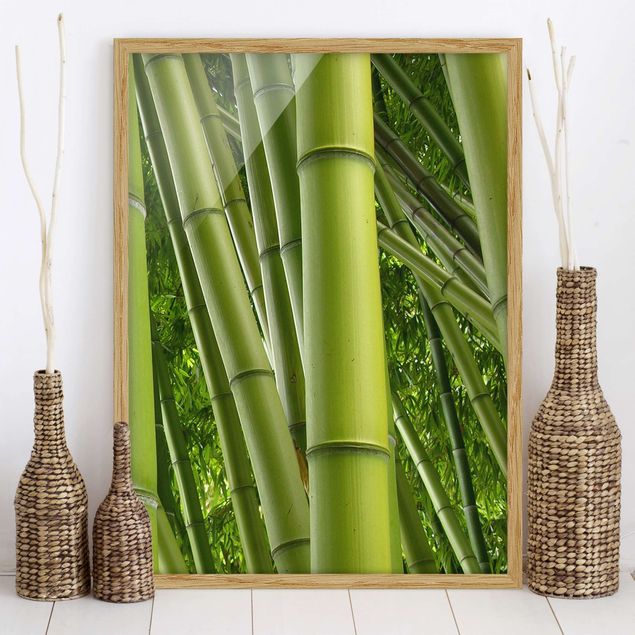 Déco mur cuisine Bambous No.2