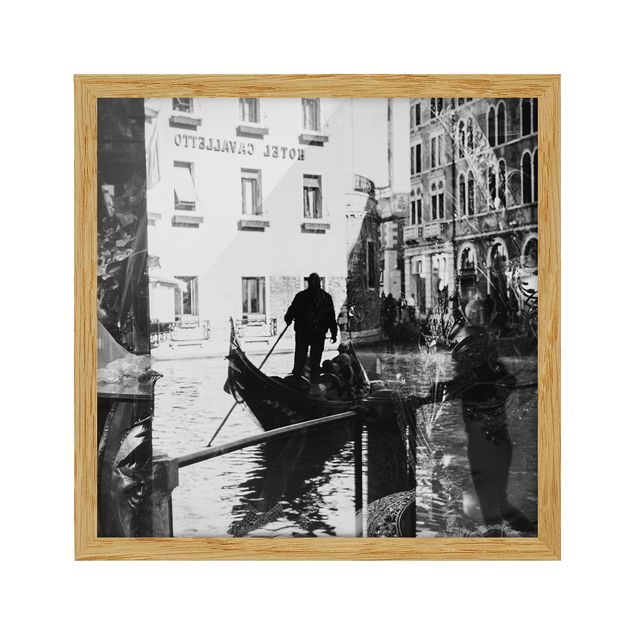 Tableaux encadrés vintage Réflexions de Venise