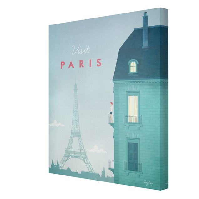 Tableau reproduction Poster de voyage - Paris
