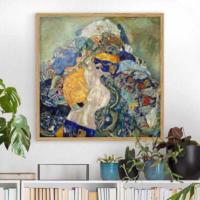 Déco murale cuisine Gustav Klimt - Bébé (berceau)