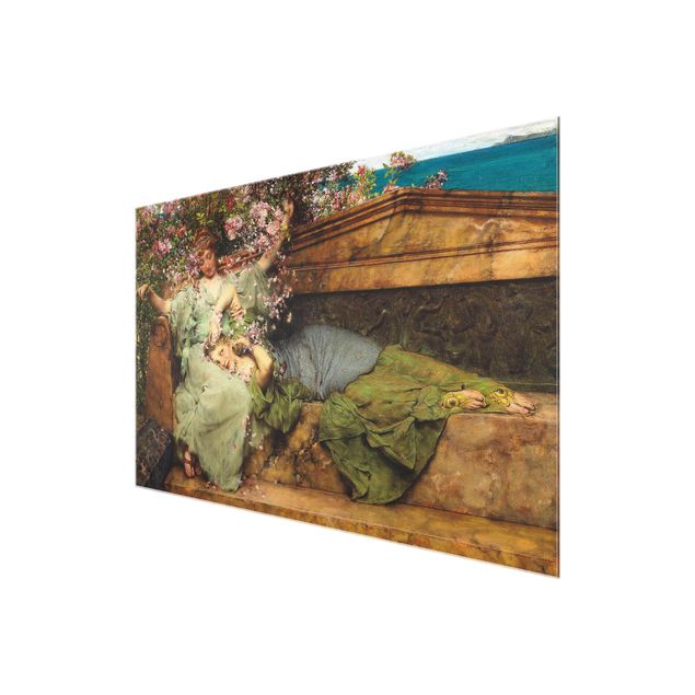 Tableau moderne Sir Lawrence Alma-Tadema - Le Jardin des Roses