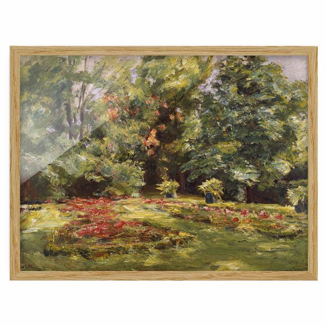 Tableau arbres Max Liebermann - Terrasse fleurie du Wannseegarten