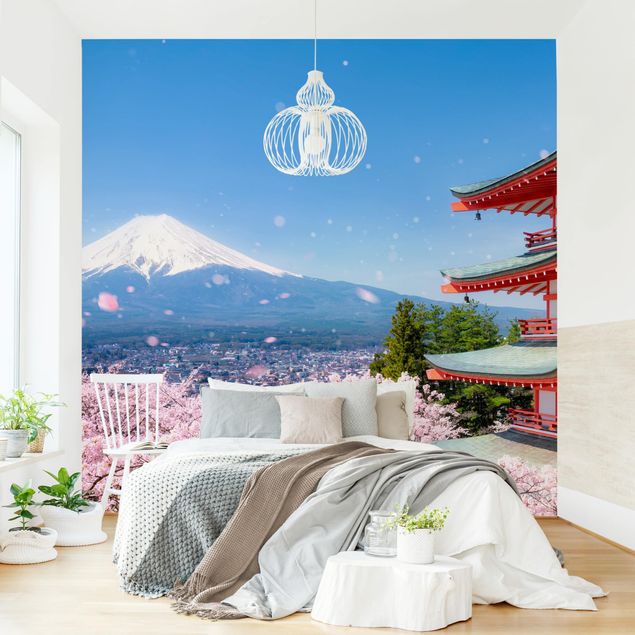 Papiers peints montagne Pagode Chureito et Mont Fuji
