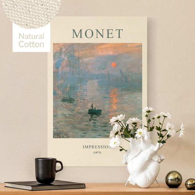 Tableau impressionniste Claude Monet - Impression - Édition musée