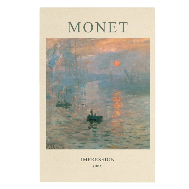 Reproduction tableau impression sur toile Claude Monet - Impression - Édition musée