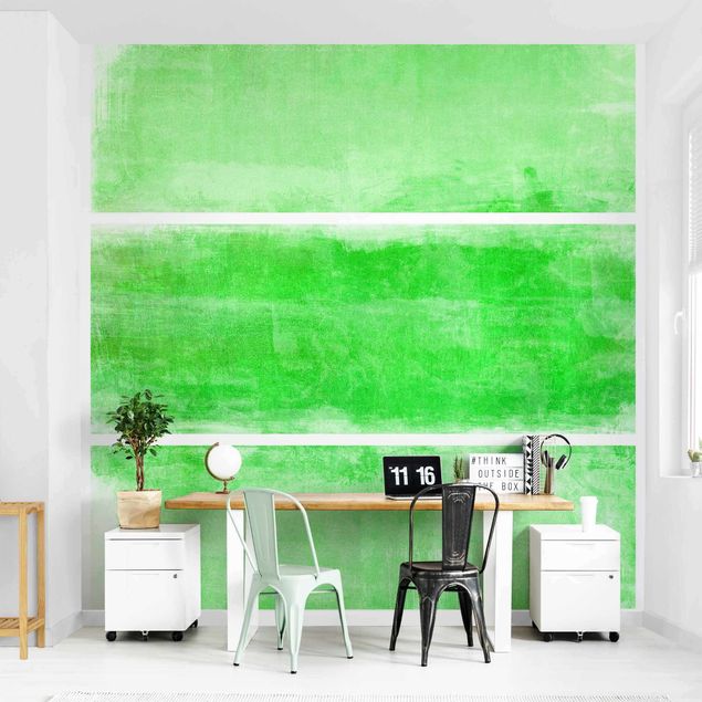 Papier peint moderne Coloris Vert Harmony