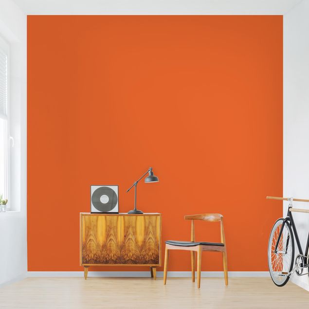 Papiers peints modernes Couleur Orange