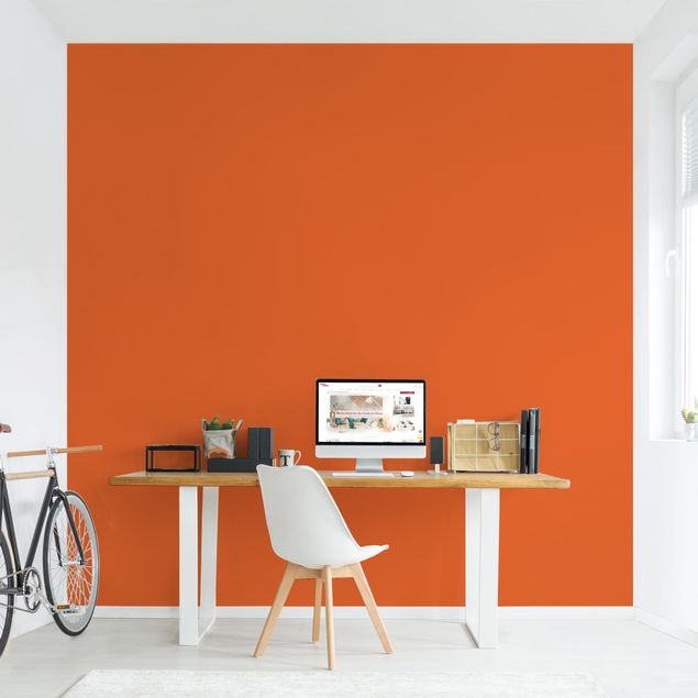 tapisserie panoramique Couleur Orange