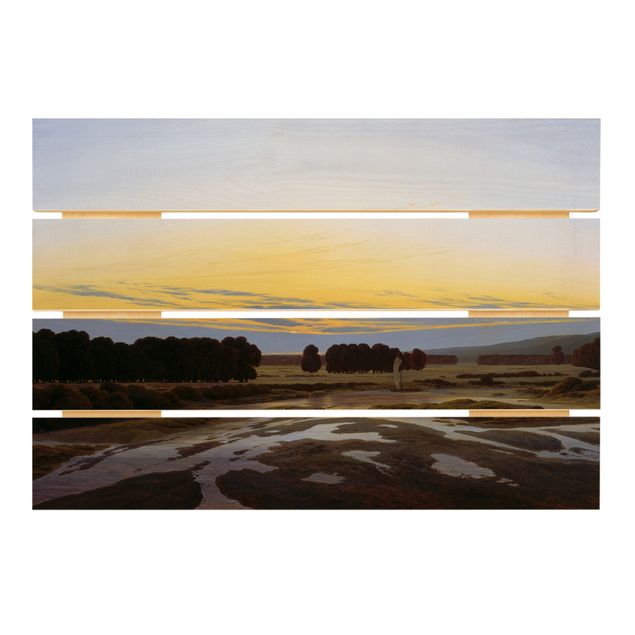 Tableaux en bois avec paysage Caspar David Friedrich - La grande enceinte