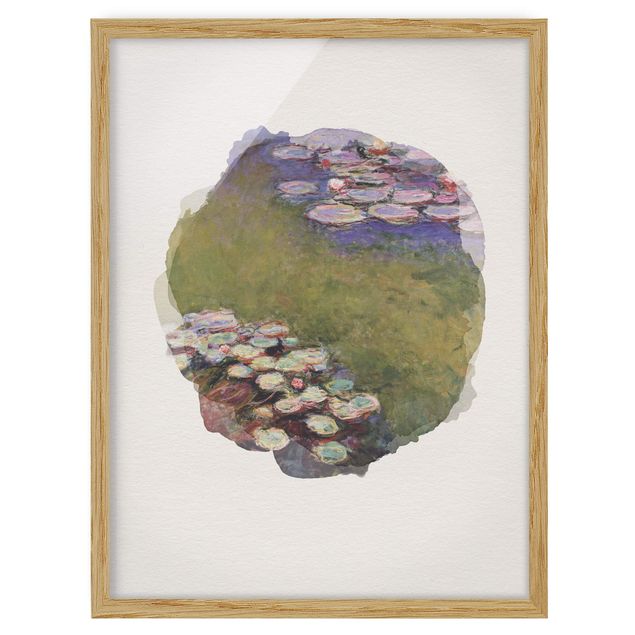 Décoration artistique Aquarelles - Claude Monet - Nénuphars