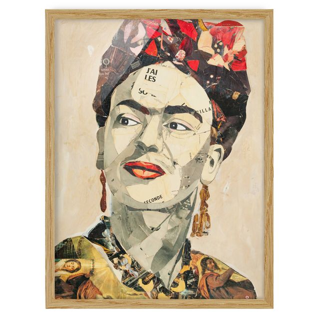 Tableaux reproduction Frida Kahlo - Collage No.2