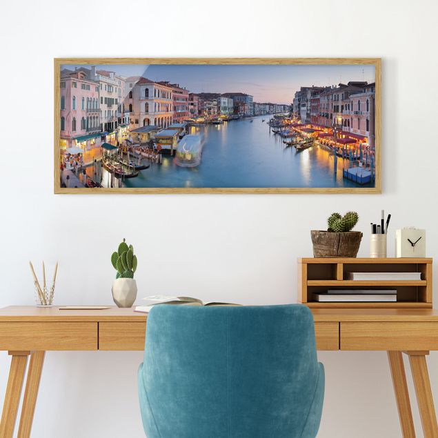 Tableaux moderne Soirée sur le Grand Canal à Venise
