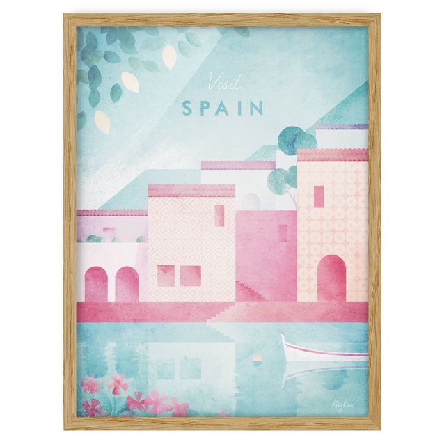 Tableaux vintage Poster de voyage - Espagne