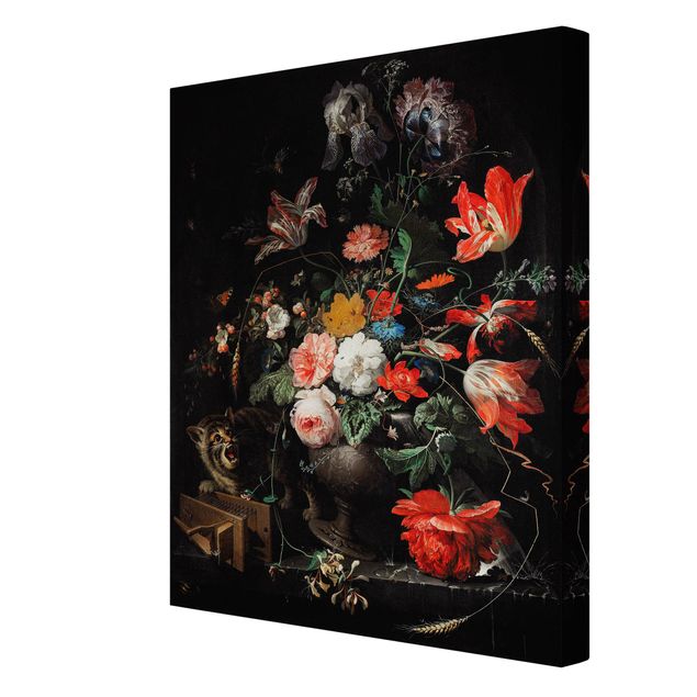 tableaux floraux Abraham Mignon - Le Bouquet Renversé