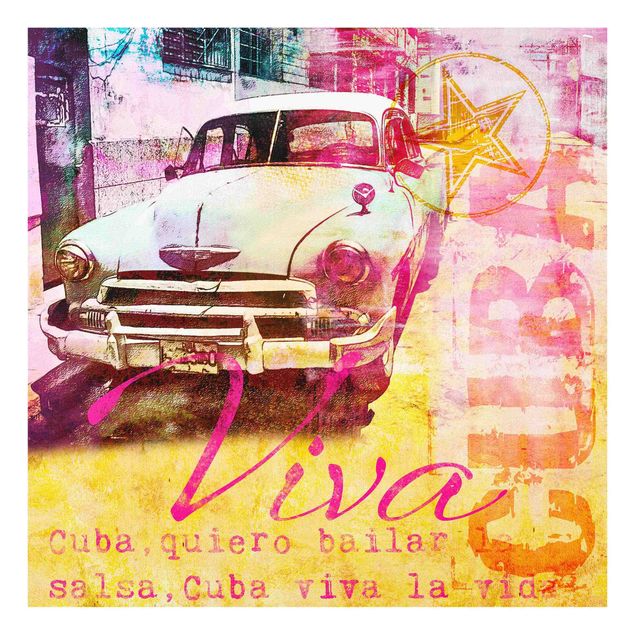 Tableaux de Andrea Haase Collage Vintage Cubain