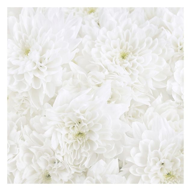 Papier peint - Dahlias Sea Of Flowers White