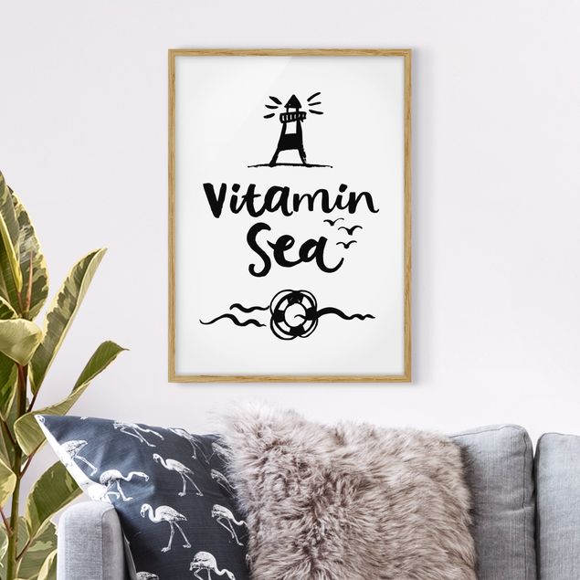 Déco mur cuisine Vitamin Sea