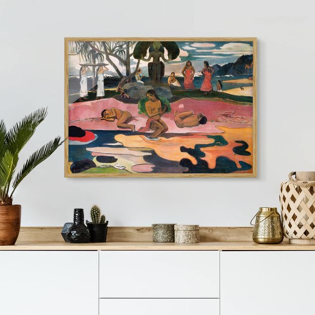 Déco mur cuisine Paul Gauguin - Le jour des dieux (Mahana No Atua)