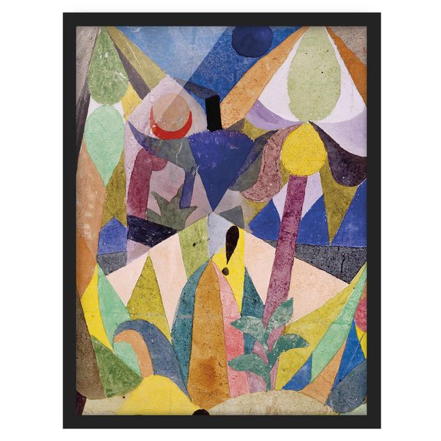 Tableaux encadrés paysage Paul Klee - Paysage tropical doux