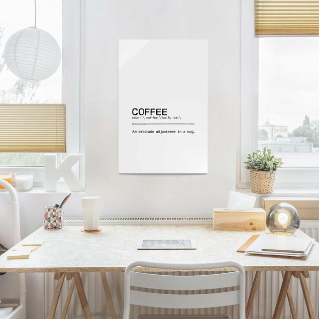 Tableaux modernes Definition Coffee Attitude