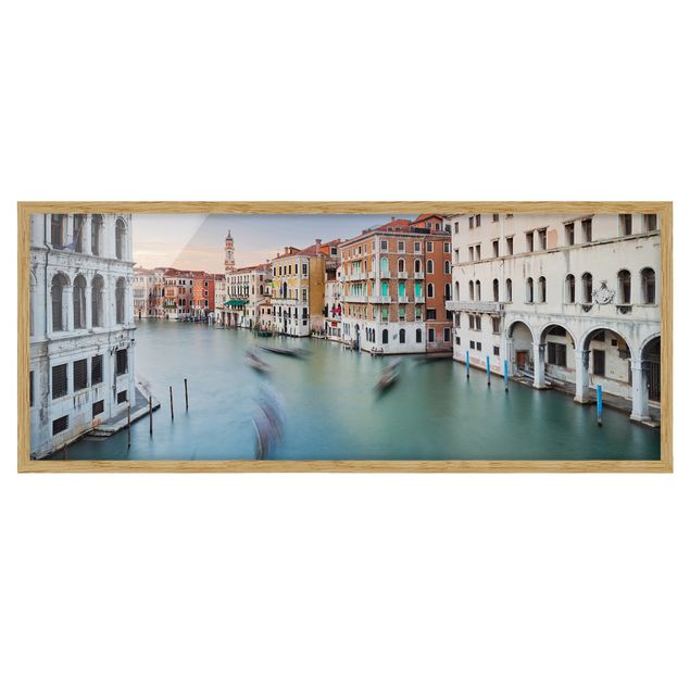 Tableau de ville Vue du Grand Canal depuis le pont du Rialto Venise